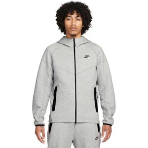 Nike FB7921-063 M NK TCH FLC FZ WR HOODIE Sweatshirt Men's DK GREY HEATHER/BLACK Size 2XL Nike FB7921-063 M NK TCH FLC FZ WR HOODIE Sweatshirt Men's DK GREY HEATHER/BLACK Size 2XL