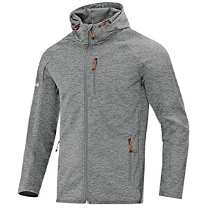 JAKO Men's softshell jacket light softshell jackets., mens, 7605, grey mixed, M JAKO Men's softshell jacket light softshell jackets., mens, 7605, grey mixed, M