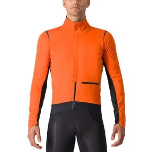 CASTELLI 4523505-857 ALPHA DOPPIO ROS JKT Jacket Unisex RED ORANGE/BLACK Size S CASTELLI 4523505-857 ALPHA DOPPIO ROS JKT Jacket Unisex RED ORANGE/BLACK Size S