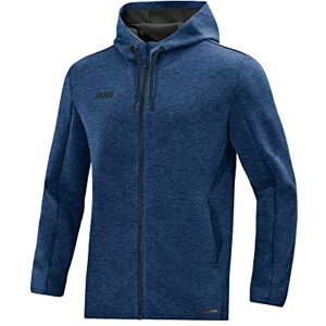 JAKO Men's Premium Basics Hooded Jacket, mens, Hooded jacket, 6829, Marine mottled, XL JAKO Men's Premium Basics Hooded Jacket, mens, Hooded jacket, 6829, Marine mottled, XL