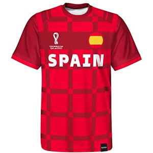 FIFA Official World Cup 2022 Classic Short Sleeve, Mens, Spain, X-Large Red FIFA Official World Cup 2022 Classic Short Sleeve, Mens, Spain, X-Large Red