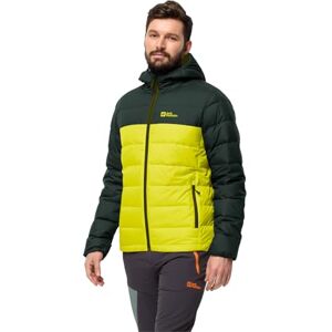 Jack Wolfskin Men's Ather Down Hoody M Down Jacket, Firefly, L Jack Wolfskin Men's Ather Down Hoody M Down Jacket, Firefly, L