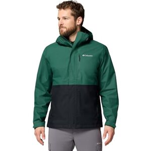 Columbia Men's Hikebound 2 Jacket, Waterproof Rain Jacket, Rain Forest/Black, X-Large Columbia Men's Hikebound 2 Jacket, Waterproof Rain Jacket, Rain Forest/Black, X-Large