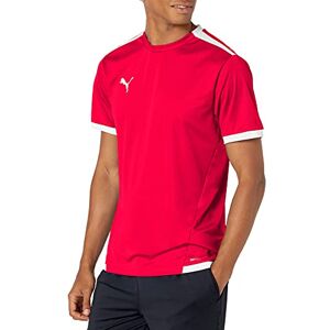 Puma Men's Teamliga Jersey T-Shirt, Red/White, Medium Puma Men's Teamliga Jersey T-Shirt, Red/White, Medium