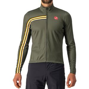 CASTELLI 4522500-075 UNLIMITED TH JERSEY Sweatshirt Men's MILITARY GREEN/GOLDENROD Size M CASTELLI 4522500-075 UNLIMITED TH JERSEY Sweatshirt Men's MILITARY GREEN/GOLDENROD Size M
