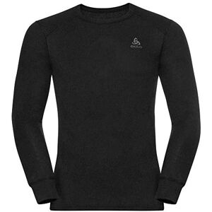 Odlo Thermal Underwear for Men Active Warm Long Sleeve I Thermal Shirt I Warm ski Underwear with Round Neck I Men Black Odlo Thermal Underwear for Men Active Warm Long Sleeve I Thermal Shirt I Warm ski Underwear with Round Neck I Men Black