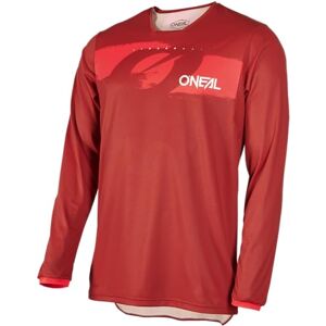 O'NEAL Mountain Bike Jersey MTB Mountain Bike DH Downhill FR Freeride Breathable Material, Maximum Freedom of Movement Element FR Jersey Hybrid V.24 Adult Red Size S O'NEAL Mountain Bike Jersey MTB Mountain Bike DH Downhill FR Freeride Breathable Material, Maximum Freedom of Movement Element FR Jersey Hybrid V.24 Adult Red Size S