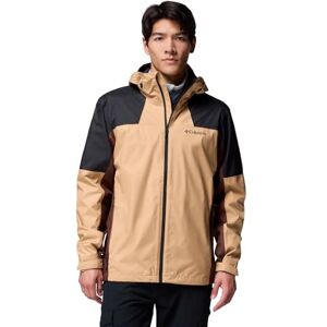Columbia Men's Inner Limits 3 Jacket, Waterproof Rain Jacket, Canoe/Black/Tobacco, Small Columbia Men's Inner Limits 3 Jacket, Waterproof Rain Jacket, Canoe/Black/Tobacco, Small