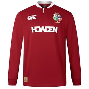 Canterbury British & Irish Lions Unisex 2025 Long Sleeve Classic Rugby Jersey, Red Dahlia, 3XL Canterbury British & Irish Lions Unisex 2025 Long Sleeve Classic Rugby Jersey, Red Dahlia, 3XL