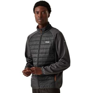 Regatta Mens Clumber IV Hybrid Jacket 3XL Ash/Fox, Insulated & Stretch Material, Compressible & Water Repellent Suitable For Hiking & Walking. Regatta Mens Clumber IV Hybrid Jacket 3XL Ash/Fox, Insulated & Stretch Material, Compressible & Water Repellent Suitable For Hiking & Walking.