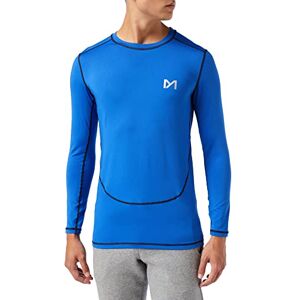 MEETYOO Men's MenÂ’s Compression Base Layer Top Long Sleeve T-shirt Sports Gear Fitness Tights for Running Gy Shirt, Blue, M UK MEETYOO Men's MenÂ’s Compression Base Layer Top Long Sleeve T-shirt Sports Gear Fitness Tights for Running Gy Shirt, Blue, M UK