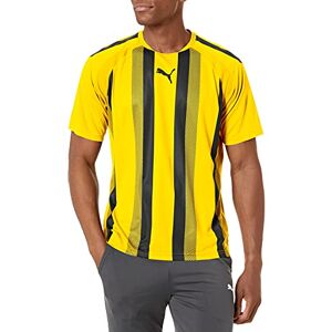 Puma Men's TeamLIGA Striped Jersey, Cyber Yellow Black, Large Puma Men's TeamLIGA Striped Jersey, Cyber Yellow Black, Large