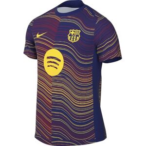 Nike FC Barcelona Academy Pro Home Dri-FIT Men's Short Sleeve Pre-Match Football Top HJ7142 Nike FC Barcelona Academy Pro Home Dri-FIT Men's Short Sleeve Pre-Match Football Top HJ7142
