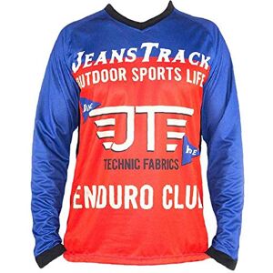 Jeanstrack Enduro Extr Technical shirt MTB, Unisex Adult, unisex_adult, 135, Red and Blue, XL Jeanstrack Enduro Extr Technical shirt MTB, Unisex Adult, unisex_adult, 135, Red and Blue, XL