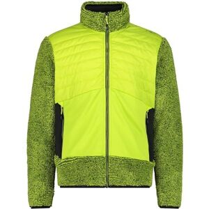 CMP Men's Highloft Hybrid Fleece Jacket, Acid, 54 CMP Men's Highloft Hybrid Fleece Jacket, Acid, 54