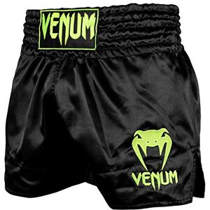 Venum , Classic Muay Thai Shorts, Men's, L, Black/Neo Yellow Venum , Classic Muay Thai Shorts, Men's, L, Black/Neo Yellow