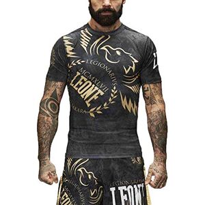 LEONE 1947 , RashGuard Legionarius, Unisex Adult, Black, M, AB925 LEONE 1947 , RashGuard Legionarius, Unisex Adult, Black, M, AB925