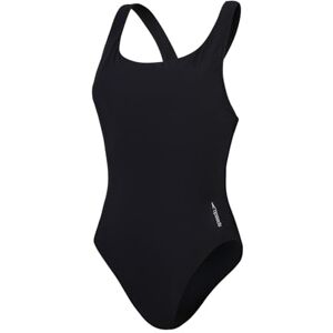 Speedo Women's Solid Scoop Mesh 1 Piece Swimsuit One Piece Swim Training Soft Feel Stylish Design, Anthracite, XL Speedo Women's Solid Scoop Mesh 1 Piece Swimsuit One Piece Swim Training Soft Feel Stylish Design, Anthracite, XL