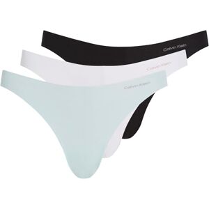 Calvin Klein Women Pack of 3 Bikini Briefs Seamless, Multicolor (Black/White/Island Reef), 3XL Calvin Klein Women Pack of 3 Bikini Briefs Seamless, Multicolor (Black/White/Island Reef), 3XL