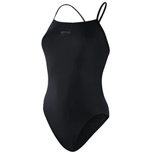 Speedo Women's Endurance+ Thin Strap One Piece Swimsuit Athletic Fit Classic Design Chlorine Resistant Extra Flexibility, Black, 30 Speedo Women's Endurance+ Thin Strap One Piece Swimsuit Athletic Fit Classic Design Chlorine Resistant Extra Flexibility, Black, 30