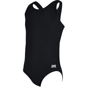 Zoggs Girl's Cottesloe Sportsback One Piece Swimsuit, Black/Eco Fabric, 6 Years UK Zoggs Girl's Cottesloe Sportsback One Piece Swimsuit, Black/Eco Fabric, 6 Years UK