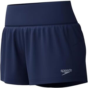 Speedo Women's Lookout Shorts 4-Way Stretch Soft Fabric Swim Gym Run Quick Drying Swimwear, Peacoat, 2XS Speedo Women's Lookout Shorts 4-Way Stretch Soft Fabric Swim Gym Run Quick Drying Swimwear, Peacoat, 2XS