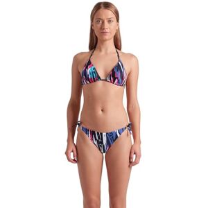 ARENA Water Prints Women's Triangle Bikini, Swimwear with Quick Drying Recycled Stretch Fabric, Women's Beach and Pool Swimsuit, Women's Swimsuit with Removable Cups, Top and Bottom with Ties ARENA Water Prints Women's Triangle Bikini, Swimwear with Quick Drying Recycled Stretch Fabric, Women's Beach and Pool Swimsuit, Women's Swimsuit with Removable Cups, Top and Bottom with Ties