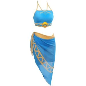 haikyuu Womens Cover up Swimsuit Anime Style Bathing Suit Japanese Cartoon Swimwear, Blue, Small haikyuu Womens Cover up Swimsuit Anime Style Bathing Suit Japanese Cartoon Swimwear, Blue, Small