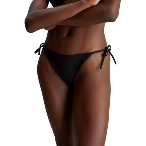 Calvin Klein Women's String Side Tie Sport Bikini Bottoms, Black (Pvh Black), L Calvin Klein Women's String Side Tie Sport Bikini Bottoms, Black (Pvh Black), L