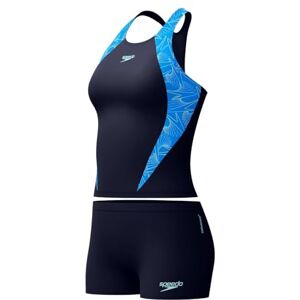 Speedo Women's Hyperboom Splice Tankini Quick Drying Swimming Costume Swim Training Fitness Swimwear Speedo Women's Hyperboom Splice Tankini Quick Drying Swimming Costume Swim Training Fitness Swimwear
