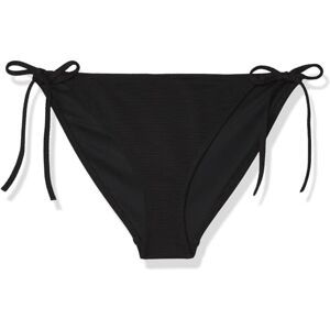 Calvin Klein Women's String Side Tie Bikini Bottoms with Logo Badge, Black (Pvh Black), XL Calvin Klein Women's String Side Tie Bikini Bottoms with Logo Badge, Black (Pvh Black), XL