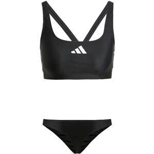adidas Women's 3 Stripes V-Back Bikini, Black/White, 32 adidas Women's 3 Stripes V-Back Bikini, Black/White, 32