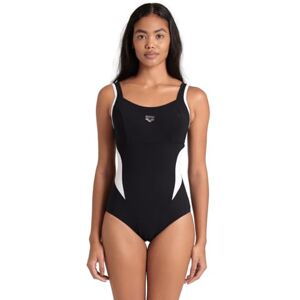 ARENA Makimurax R Piece B Cup Women's Swimsuit, Bodylift Shaping Swimsuit, Power Mesh Technology, Chlorine Resistant Sensitive Fabric Black-White ARENA Makimurax R Piece B Cup Women's Swimsuit, Bodylift Shaping Swimsuit, Power Mesh Technology, Chlorine Resistant Sensitive Fabric Black-White