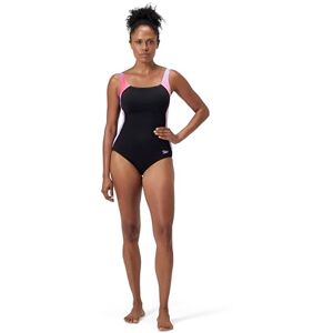 Speedo Women's Shaping Lunalustre Printed One Piece Swimsuit Shapewear Beach and Holiday Swimwear, Neon Violet, 46 Speedo Women's Shaping Lunalustre Printed One Piece Swimsuit Shapewear Beach and Holiday Swimwear, Neon Violet, 46