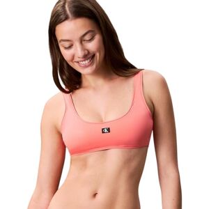 Calvin Klein Women’s Bralette Bikini Top with Removable Padding, Orange (Dazzling Coral), M Calvin Klein Women’s Bralette Bikini Top with Removable Padding, Orange (Dazzling Coral), M
