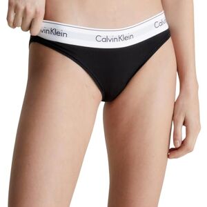 Calvin Klein Women's Underwear Bikini Brief Modern Cotton Medium Rise Waist Signature Waistband Elastic Black XS Calvin Klein Women's Underwear Bikini Brief Modern Cotton Medium Rise Waist Signature Waistband Elastic Black XS