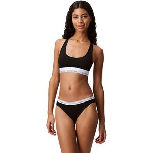 Calvin Klein Women’s Bikini Briefs with Logo Waistband, Black (Black), 3XL Calvin Klein Women’s Bikini Briefs with Logo Waistband, Black (Black), 3XL