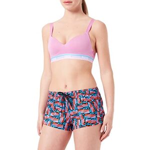 Puma Women's Bikini Bottoms, Black Combo, Medium, Block Logo Shorts, Quick Dry, Stretch Puma Women's Bikini Bottoms, Black Combo, Medium, Block Logo Shorts, Quick Dry, Stretch