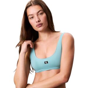 Calvin Klein Women’s Bralette Bikini Top with Removable Padding, Turquoise (Saltwater Aqua), M Calvin Klein Women’s Bralette Bikini Top with Removable Padding, Turquoise (Saltwater Aqua), M