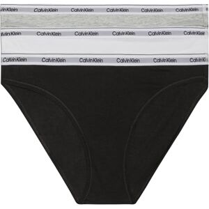 Calvin Klein Women’s 3 Pack Cotton Bikini Briefs with Stretch, Multicolor (Black/White/Grey Heather), L Calvin Klein Women’s 3 Pack Cotton Bikini Briefs with Stretch, Multicolor (Black/White/Grey Heather), L