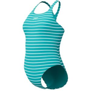 Speedo Women's Endurance+ Printed Medalist Swimsuit One Piece Swimming Costume Swim Training, Turquoise Gem, 32 Speedo Women's Endurance+ Printed Medalist Swimsuit One Piece Swimming Costume Swim Training, Turquoise Gem, 32