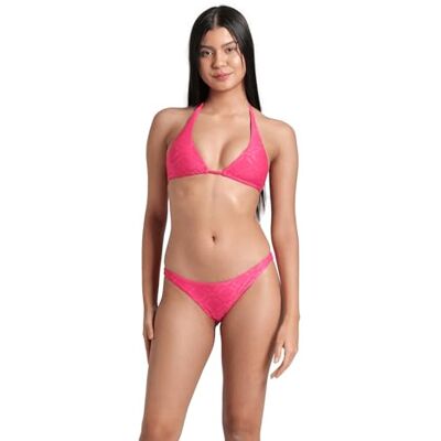 ARENA Losange Women's Triangle Bikini, Swimwear with Quick Drying Recycled Stretch Fabric, Women's Beach and Pool Swimsuit, Women's Swimsuit with Removable Cups, Top and Bottom with Ties ARENA Losange Women's Triangle Bikini, Swimwear with Quick Drying Recycled Stretch Fabric, Women's Beach and Pool Swimsuit, Women's Swimsuit with Removable Cups, Top and Bottom with Ties