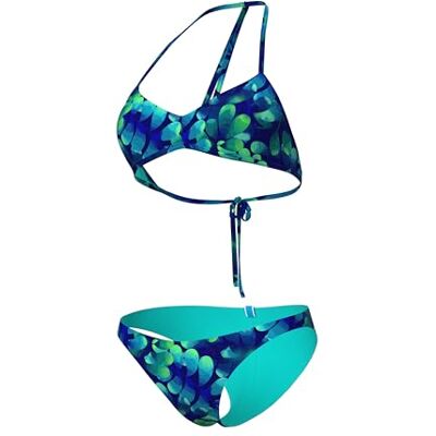 ARENA Women's Water Prints Beach Bandeau Bikini ARENA Women's Water Prints Beach Bandeau Bikini