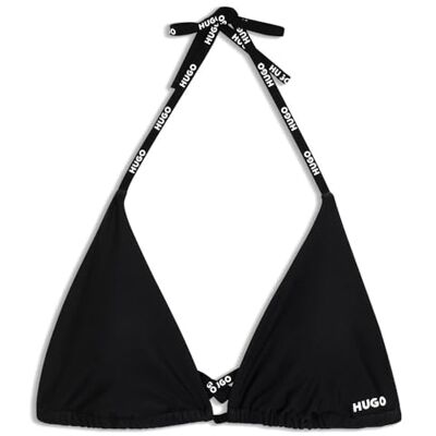 Hugo Boss Women's Bikini Top Triangle, Black 001, M Hugo Boss Women's Bikini Top Triangle, Black 001, M