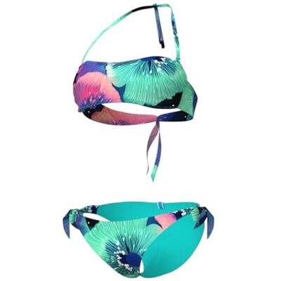 ARENA Women's Water Print Bandeau Bikini ARENA Women's Water Print Bandeau Bikini
