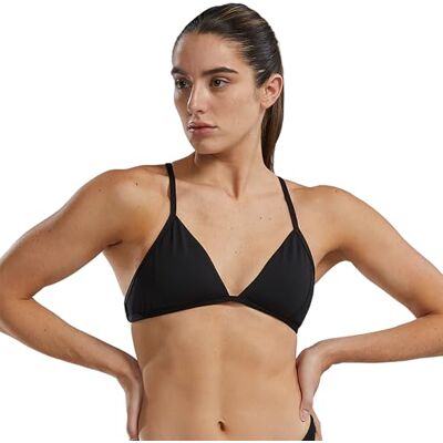 TYR Women's Triangle Tieback Bikini Top Black TYR Women's Triangle Tieback Bikini Top Black