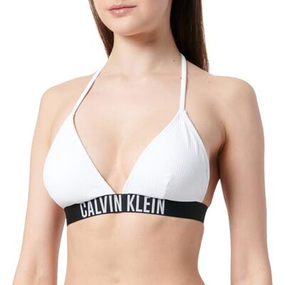 Calvin Klein Women Triangle-RP Triangle, White (Brilliant White), XS Calvin Klein Women Triangle-RP Triangle, White (Brilliant White), XS