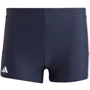 adidas Men's Colorblock Swim Boxer Swimwear, Legend Ink/Wonder Orchid/Silver Violet/White, 30 adidas Men's Colorblock Swim Boxer Swimwear, Legend Ink/Wonder Orchid/Silver Violet/White, 30