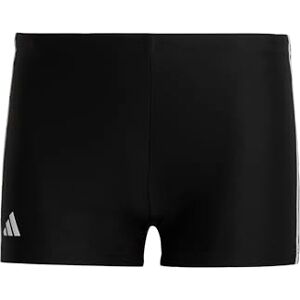 adidas Men's Classic 3-Stripes Swim Boxers, Black / White, S-M adidas Men's Classic 3-Stripes Swim Boxers, Black / White, S-M