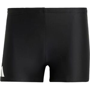 adidas Men's Solid Swim Boxers, Black/White, Size M-L/ UK 36 adidas Men's Solid Swim Boxers, Black/White, Size M-L/ UK 36